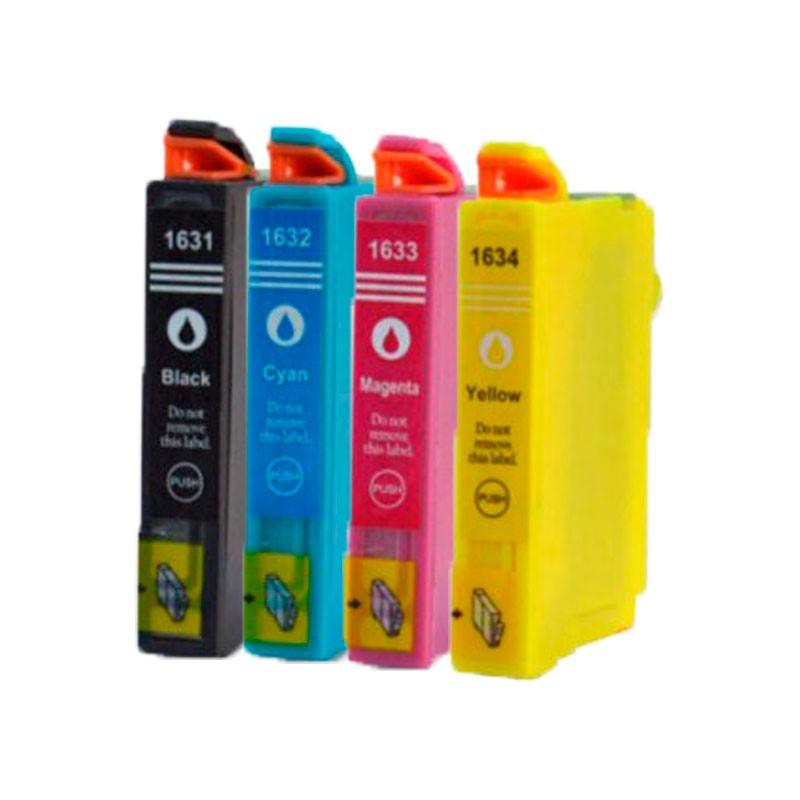 Multipack Tinteiros Compatível P/Epson  16XL  Preto/Azul/Amarelo/Magenta