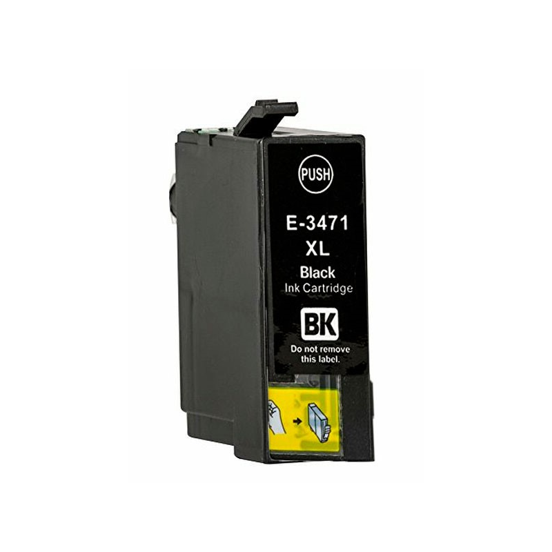 Tinteiro Compatível p/Epson T3471 34XL Preto WorkForce Pro WF 3700 / 3720DW