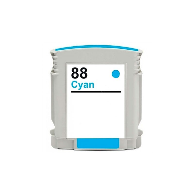 Tinteiro Compatível P/ HP Nº88 XL Azul Alta Capacidade                Officejet K550/ K5400/ K8600/ L7480L/ L 7580/ L7680/ L7590