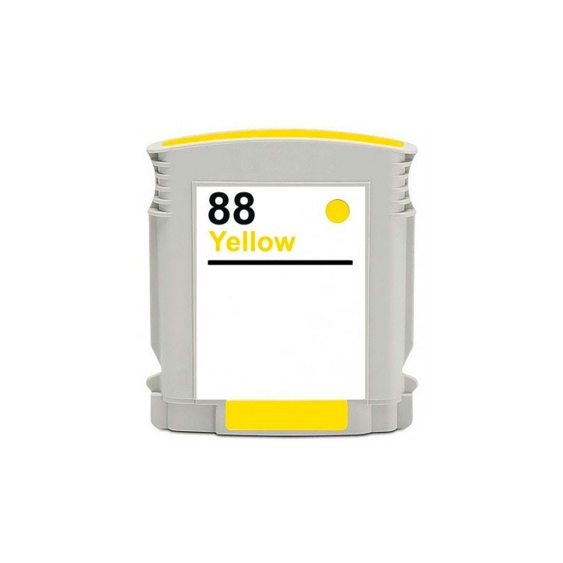 Tinteiro Compatível P/ HP Nº88 XL Amarelo Alta Capacidade