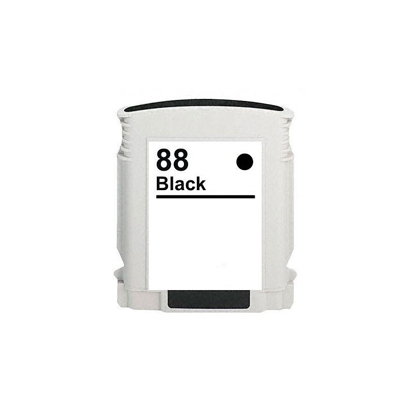 Tinteiro Compatível P/ HP Nº88 XL Preto  Alta Capacidade                      Officejet K550/ K5400/ K8600/ L7480L/ L 7580/ L768
